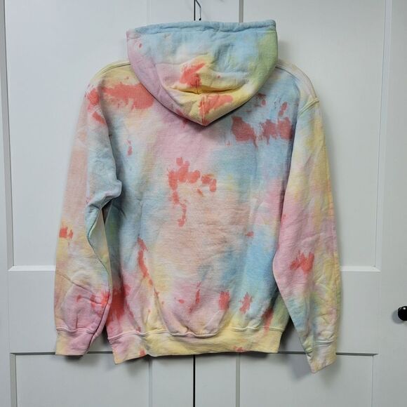 Pink Floyd 1973 graphic tie dye hooded sweatshirt size small - Picture 2 of 7